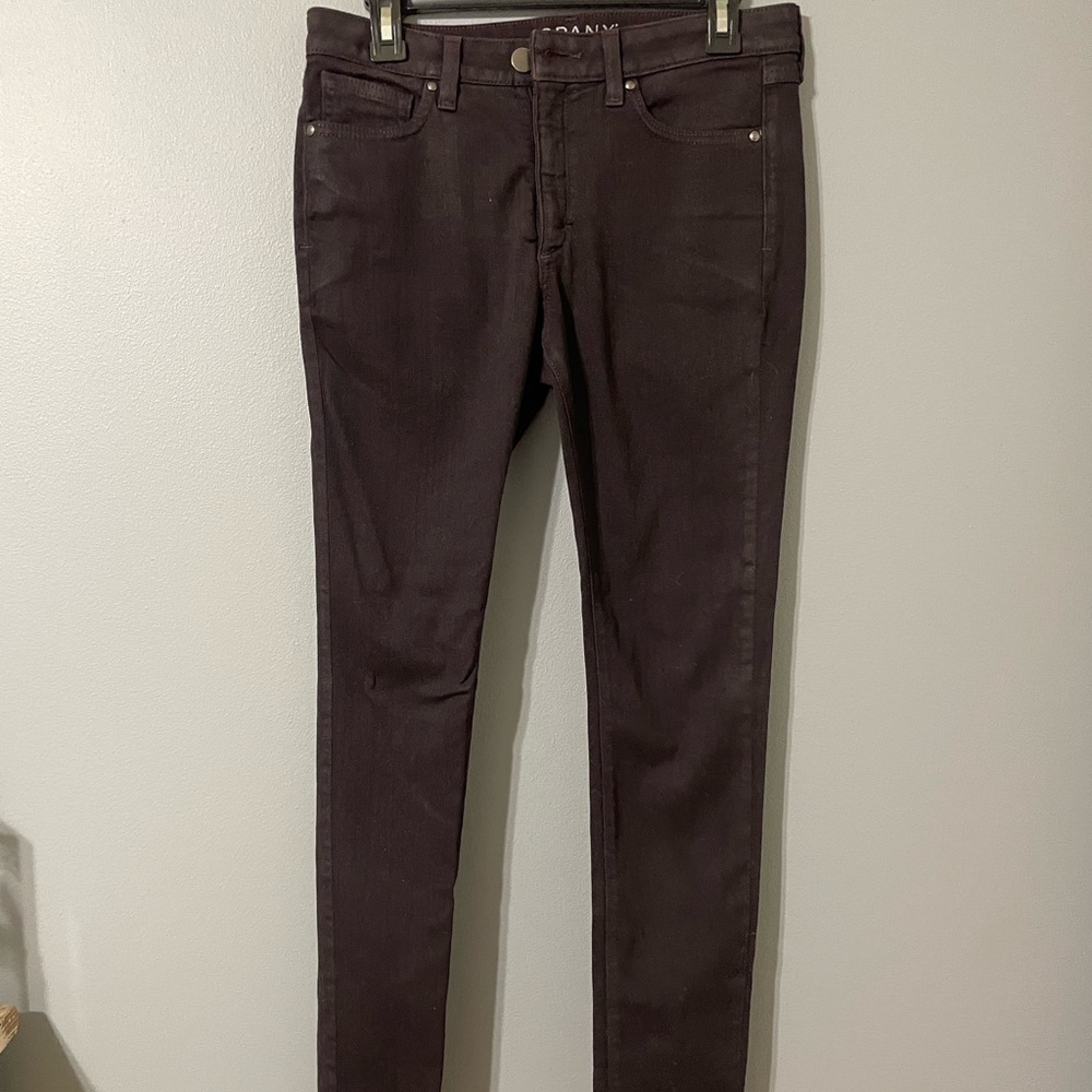 Spanx Dark Violet Ctra Skinny Jean